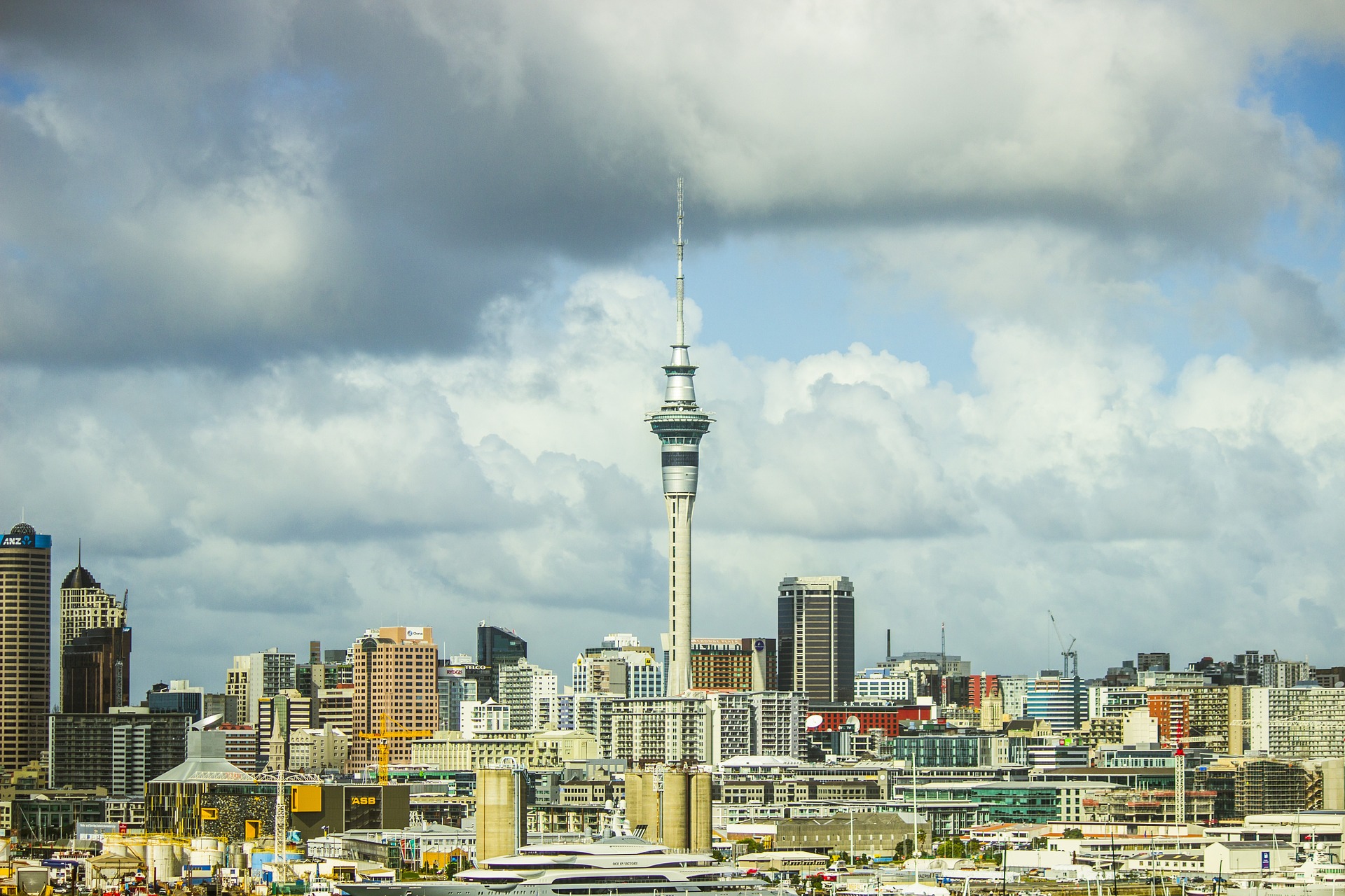 The sky tower фото